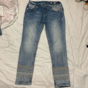 Miss Me Signature Cuffed Skinny Jean